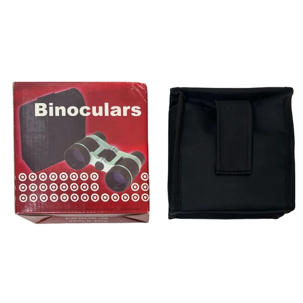 Binoculars & Carrying Bag Outdoors Hunting Sports Events Bird Or People Watching